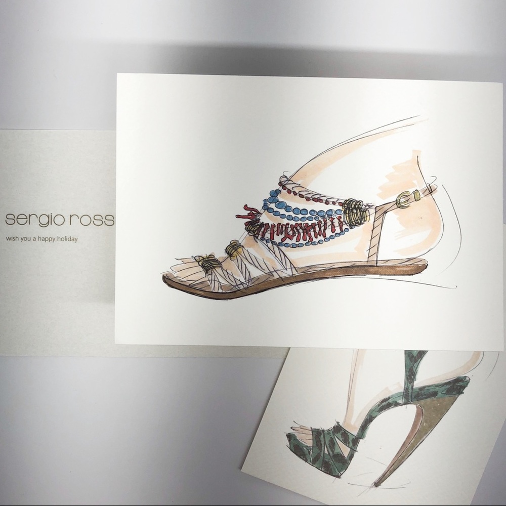 Sergio Rossi Note Cards